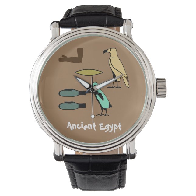 Montre Edward Nom dans Hiéroglyphes symboles de l'Égypte  (devant)