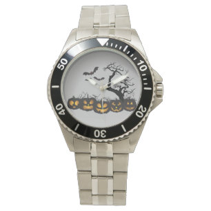 Montre Eerie Elegance : Bracelet en acier inoxydable Hall