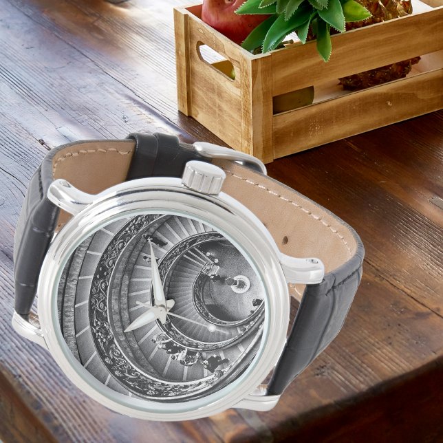 Montre Effet 3D cool De L'Escalier Spiral Au Vatican (Créateur téléchargé)