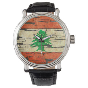Montre Effet libanais criqué de peinture d'épluchage de