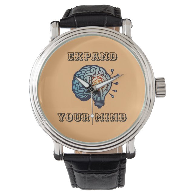 Montre Élargissez votre esprit (devant)