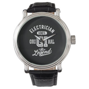 Montre Electrician Job Title Cadeau