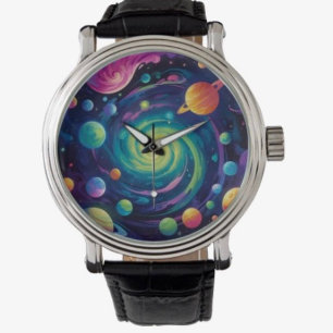 Montre électronique de rotation planétaire