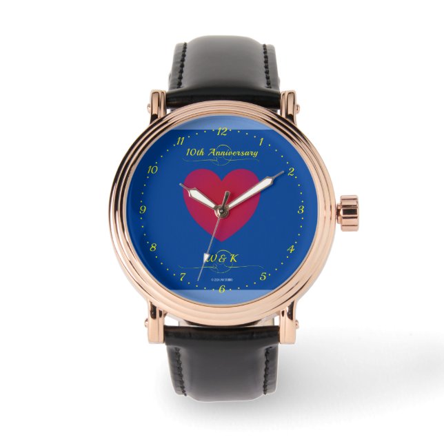 Montre électronique du 10e anniversaire (Recto)