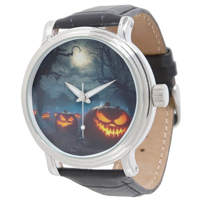 Montre électronique masculine d'Halloween (Incliné)