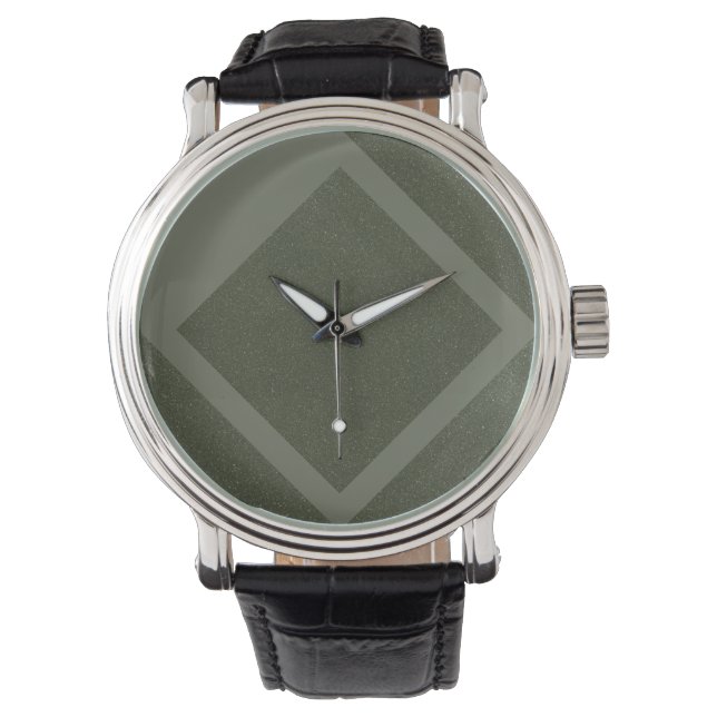 Montre électronique Moss Green Double Diamond (devant)