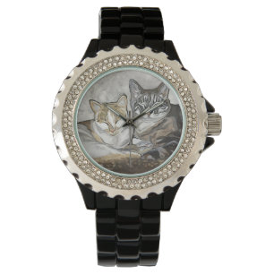 Montre électronique pour femmes de Best Kitty Frie
