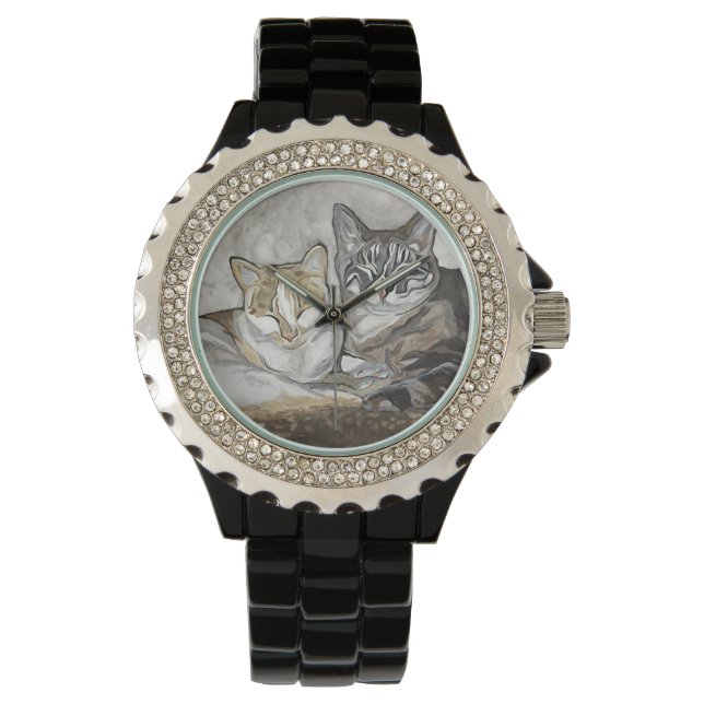 Montre électronique pour femmes de Best Kitty Frie (devant)