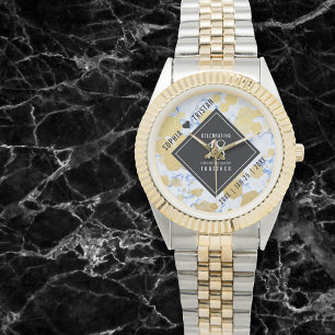 Montre Elegant 18th Porcelain Wedding Anniversary