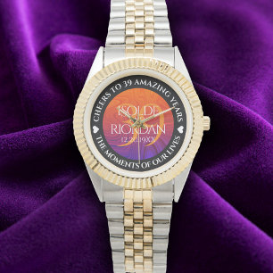 Montre Élégant 39e anniversaire du Mariage d'âge