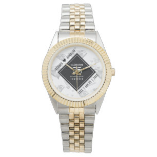Montre Élégant 75e anniversaire de Mariage de diamant