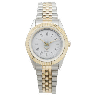 Montre Elegant Angelic Christian Dove Two Tone Custom