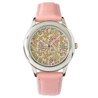 Montre Elégant aquarelle motif floral