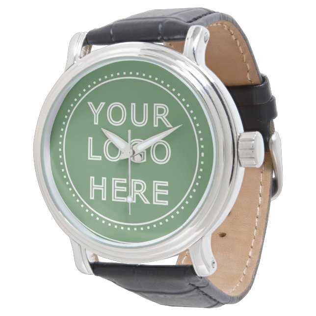 Montre Élégant, contemporain, poli et personnalisable. (Incliné)