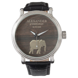 Montre Élégant fabricant d'or en bois