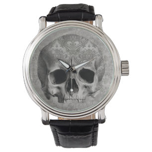 Montre Elégant mais Déplaisant Brocade Skull eWatch
