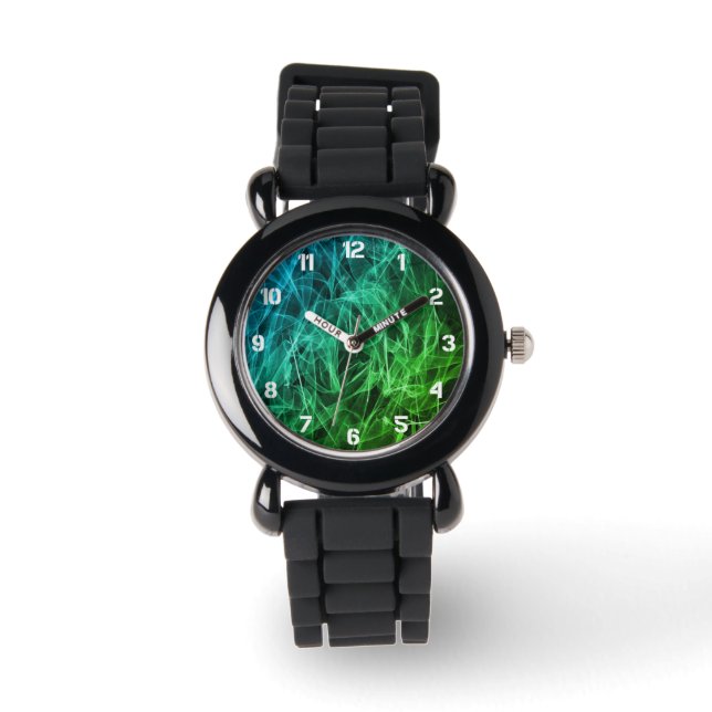 Montre Elegant Smoke Swirl Texture (Recto)