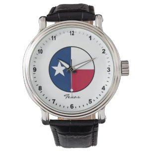 Montre Elegant Texas Watch & Texas Flag / USA