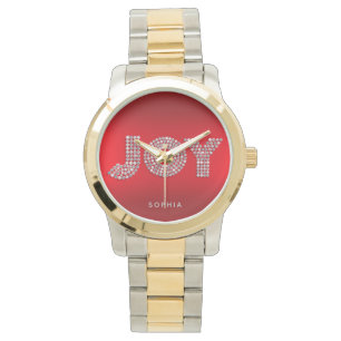 Montre élégante 'JOIE' personnalisée pour femme en