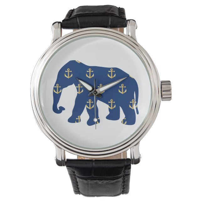 Montre Eléphant d'Ancres d'or (devant)