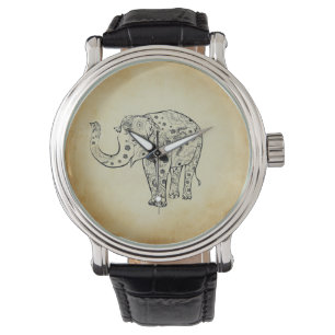 Montre Éléphant modelé