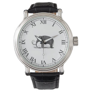 Montre Elephant préhistorique de la mammouth laineuse