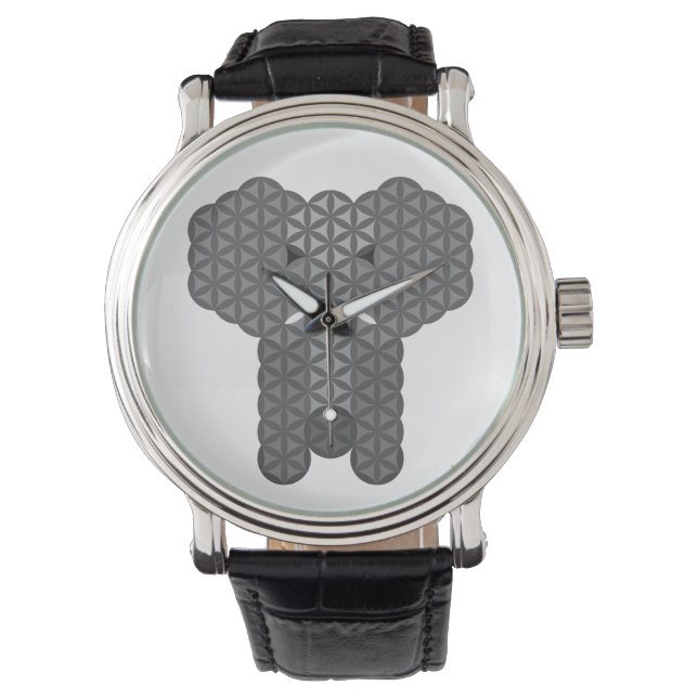 Montre éléphant sacré - éléphant de la vie. (devant)
