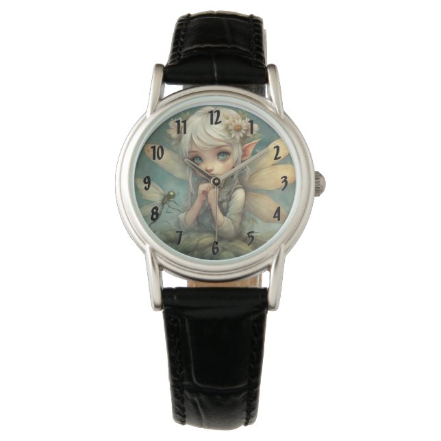 Montre Elfe et libellule 2 (devant)