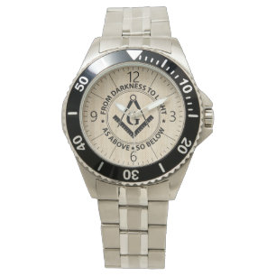 Montre emblème de la franc-maçonnerie