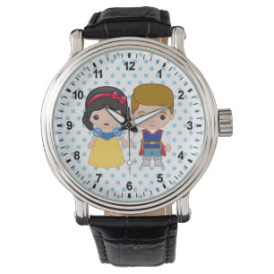 Montre Emoji blanc et prince charmant