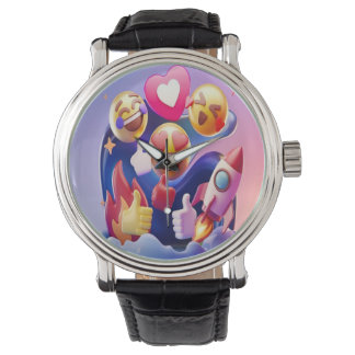 Montre Emojis Lance Une Aventure Amusante Et Colorée