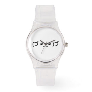 Montre Emoticon (づ ◕ ‿ ‿ ◕) づ Kaomoji Japonais