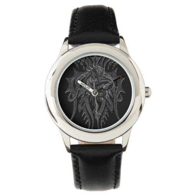 Montre en acier inoxydable Celte Dragon Kids (devant)