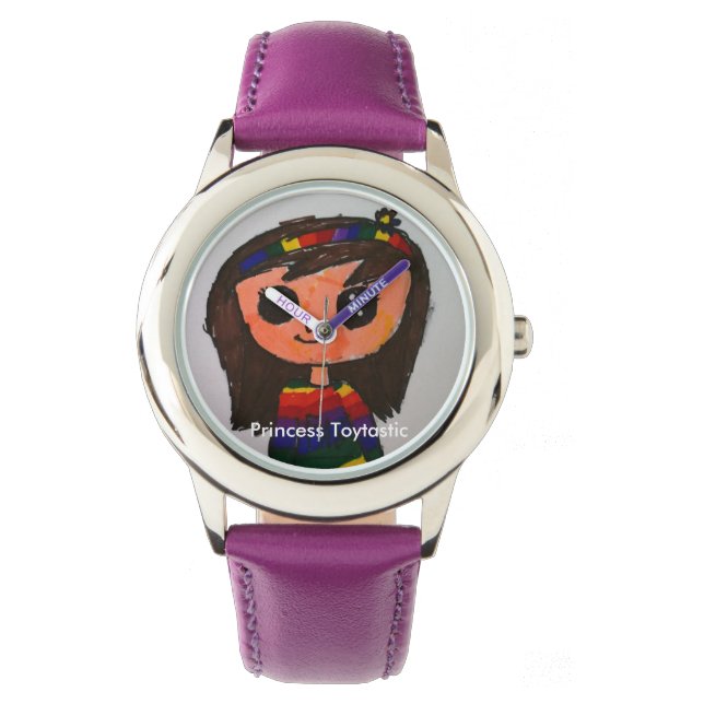 Montre en acier inoxydable Princess Toytastic (devant)