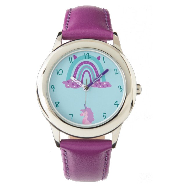 Montre en acier inoxydable Rainbow (devant)