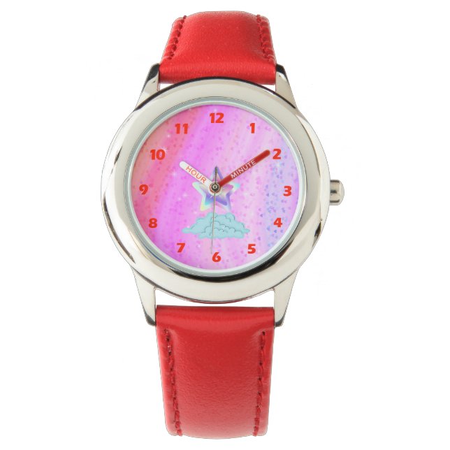 Montre en acier inoxydable Rainbow (devant)