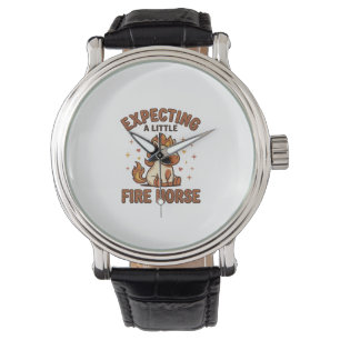 Montre En attente d'un petit cheval de feu Vintage Baby S