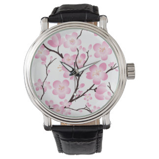 Montre en fleurs de cerisiers