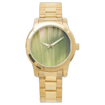 montre en or de palme naturel