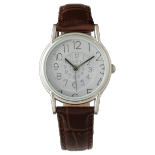 Montre en spirale de Droste d'horloge