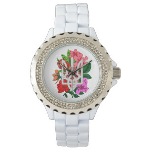 Montre Encore botanique et trident ukrainien tryzub