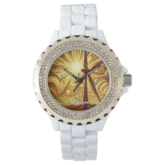 Montre Énergie solaire et éolienne (devant)