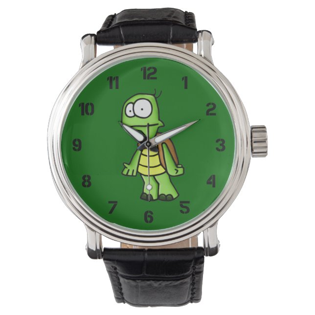 Montre Énergique la tortue (devant)