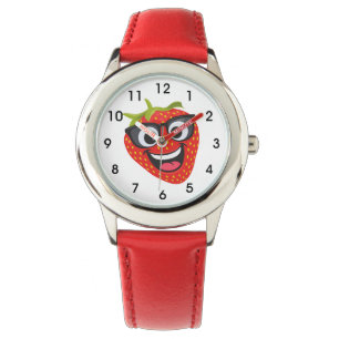 Montre Enfant Drôle Fraise