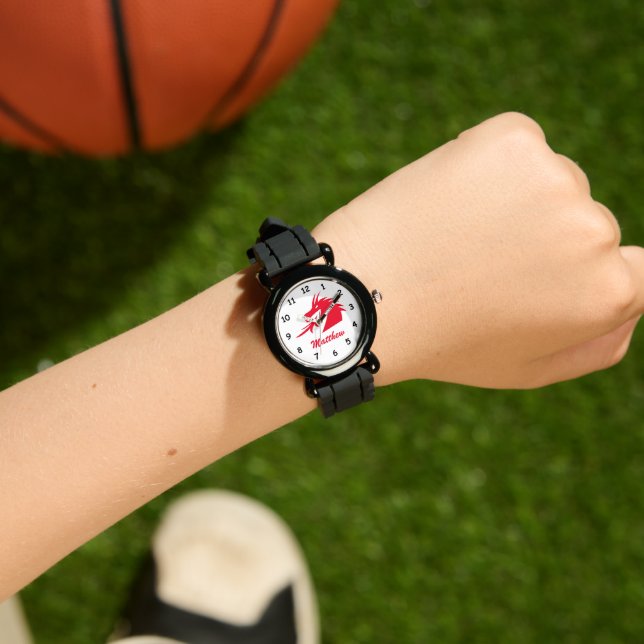 Montre enfant personnalisée avec logo de tête de d (Poignet)