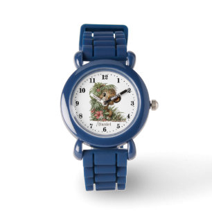 Montre Enfants cool lion unisexe ajouter nom 