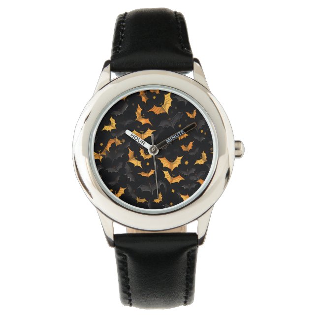 Montre Enfants Halloween chauves-souris (devant)