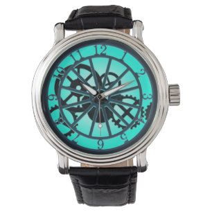 Montre Engins mécaniques à fibres gothiques et manoeuvr