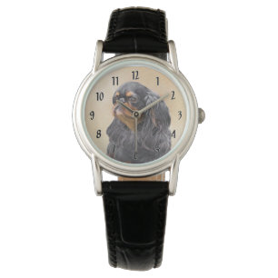 Montre English Toy Spaniel Peinture Animal Art original