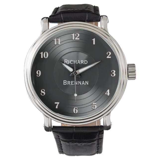 Montre Enregistrer Album Nouveautés personnalisées Chiffr (devant)